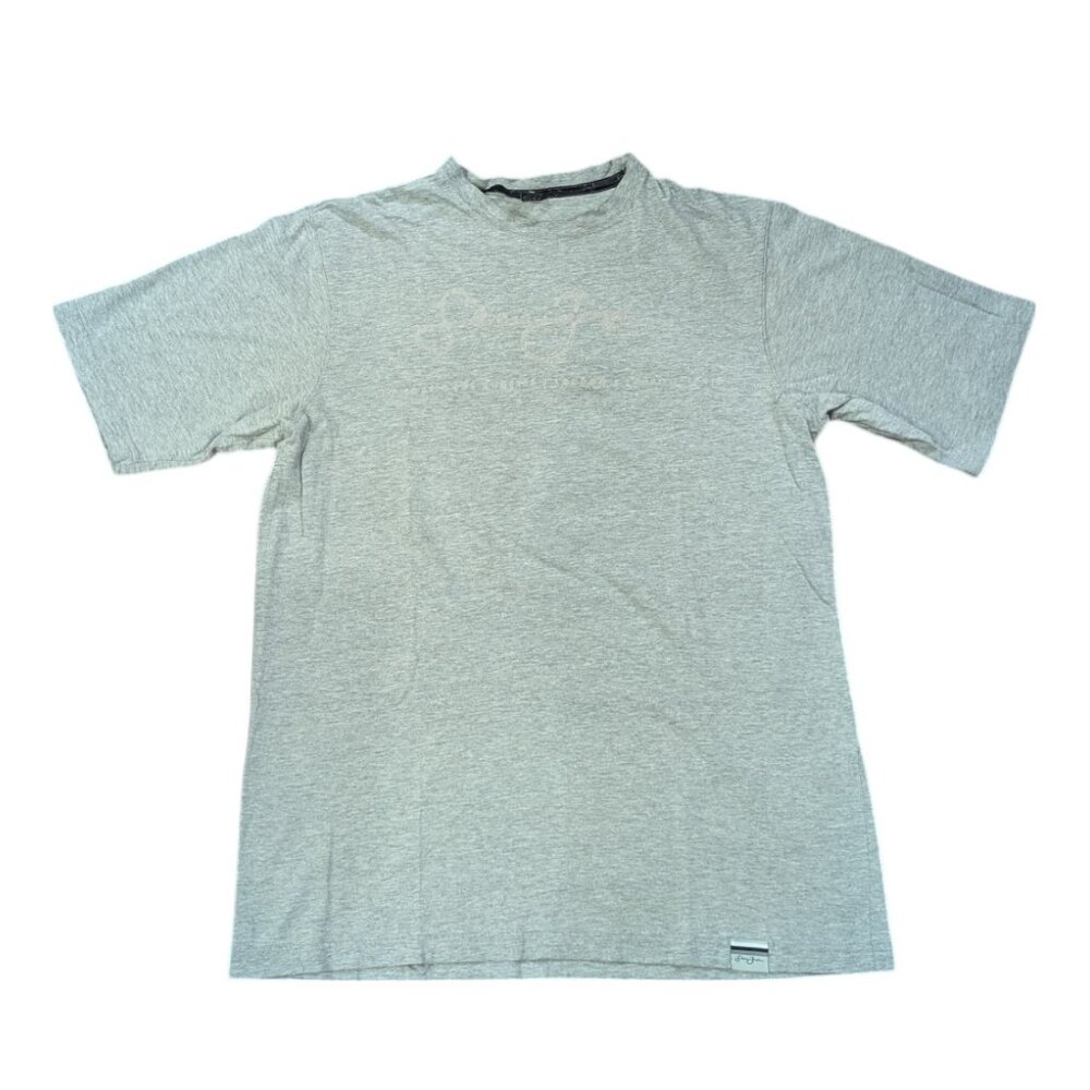Vintage Y2K Sean John T-Shirt M Gray Mens Hip Hop SJ Shirt Skater Tee